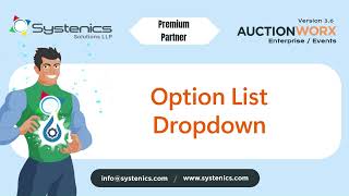 Organize Users Data Using Option List Dropdowns in AuctionWorx Enterprise 3.6