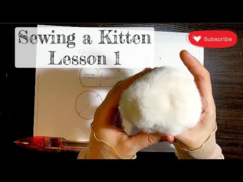 Stuffed Cat Sewing Pattern
