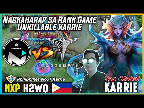 H2wo/NXP SOLID VS ARK ANGEL RANK GAME | Top 1 Philippines Karrie