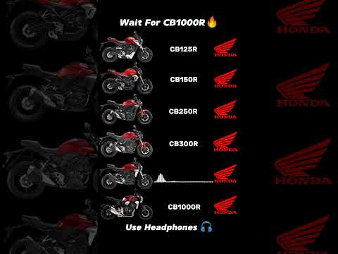 Thumbnail for Honda Naked Bikes Exhaust Sound🔥|#honda #cb125r #cb150r #cb250r #cb300r #cb650r #cb1000r #akrapovic by Motorcycle, video, Honda CB series, vide
