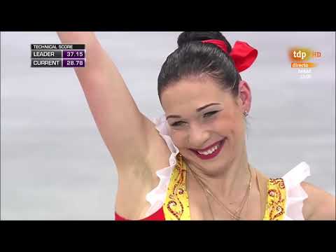 Alena LEONOVA RUS Short Program 2014 European Figure Skating Championships Budapest