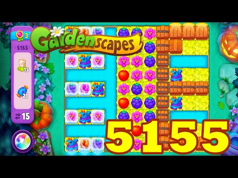 Gardenscapes Level 5155 HD Walkthrough | 3 - match | gameplay | android | IOS | GameGo Game
