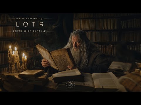 You Shall Pass - Gandalf's Study Ambient Music to Focus, Read & Work | LOTR