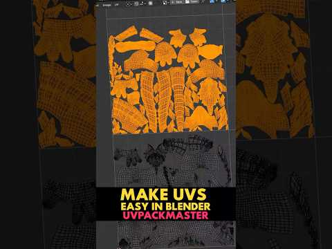 Using UVPackmaster to make UV mapping in Blender easy