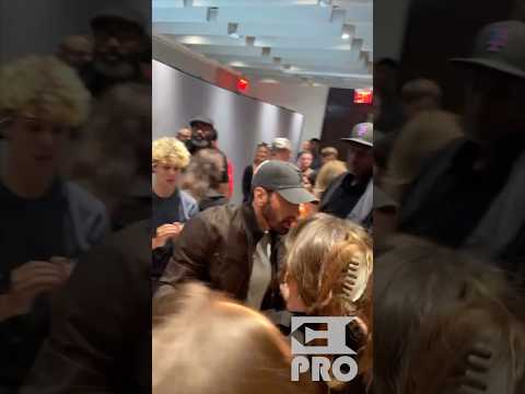 Rare Moment of #Eminem Kindness: Marshall Hugs an Emotional Fan at "Stans" NYC Premiere