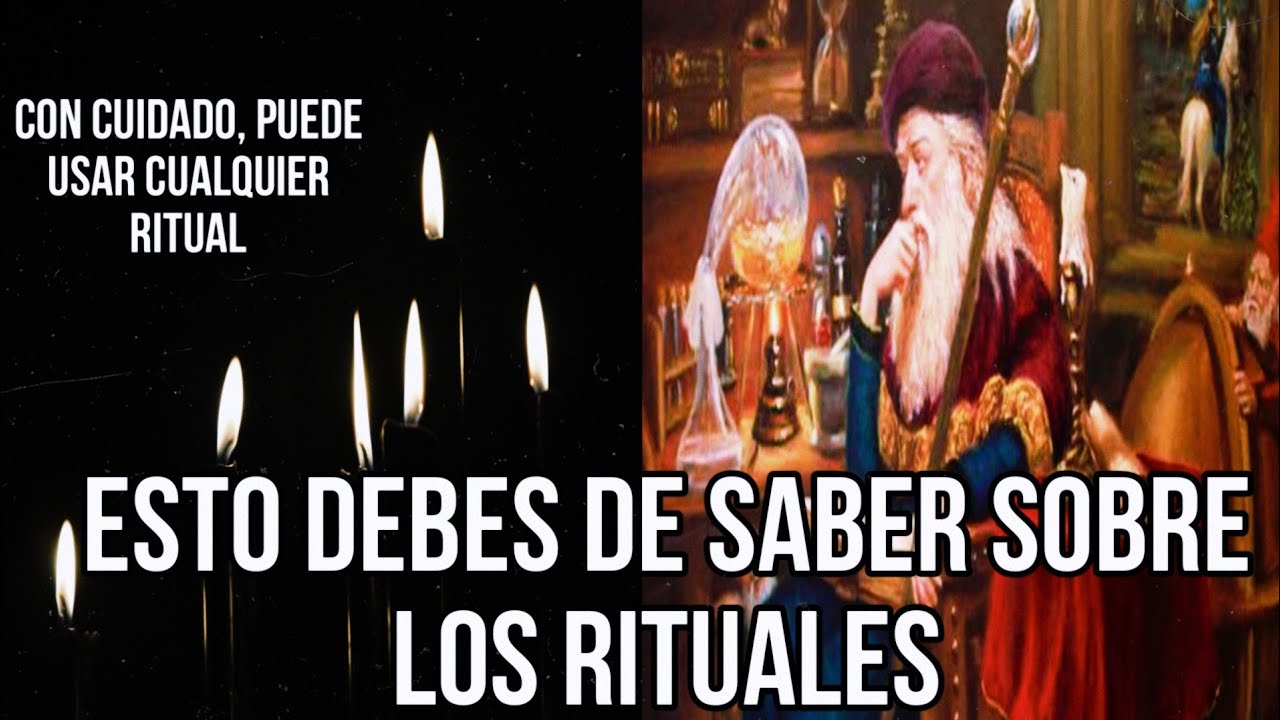 ESTO TIENES Que SABER SOBRE LOS RITUALES🕯️ ¿SON MALOS O BUENOS?