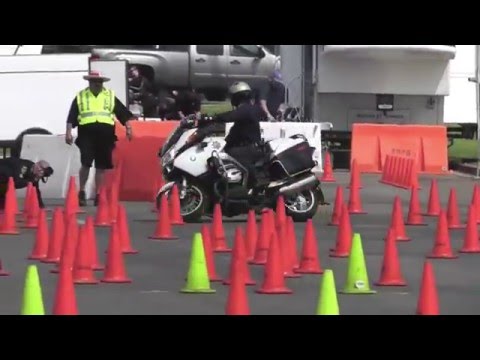 CHP Motor Officer Kevin Smale tearing it up in San Diego Competition 2011