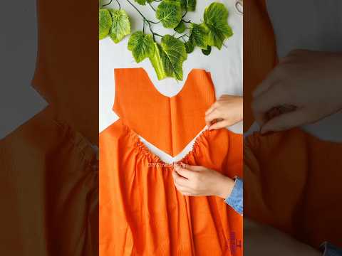 ⭐V Yoke Cutting ✂️#shorts #short #youtubeshorts #trending #viral #sewing #tipsandtricks #frock #diy