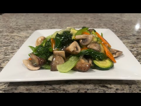 Buddhist delight. ( sautéed mix vegetables) 素什錦￼ healthy and delicious recipe  ❤️￼