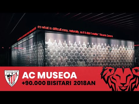 Imagen de portada del video 90.000 Bisitari baino gehiago, Museoan, 2018an
