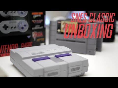 SNES Classic - Unboxing and First Look