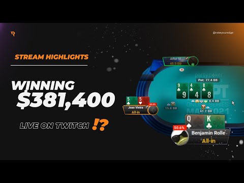 Winning $381,400 ON STREAM In A $25,000 Tournament?! | Twitch Poker Highlights