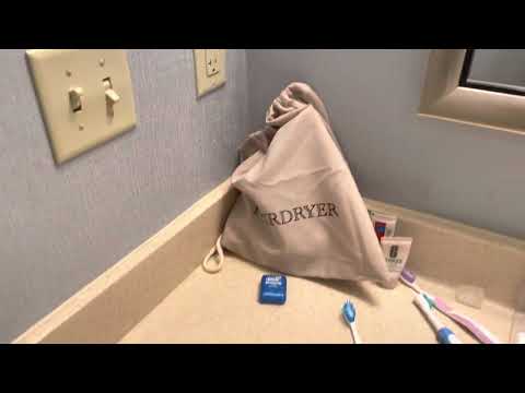 Very first hotel room tour @ The Hampton Inn in Bedford MA