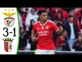 Benfica vs Braga 3-1 Marcos Leonardo Goal, David Neres Goal and Highlights