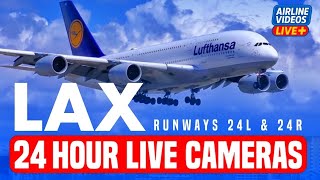LAX/KLAX Airport Runways 24L & 24R