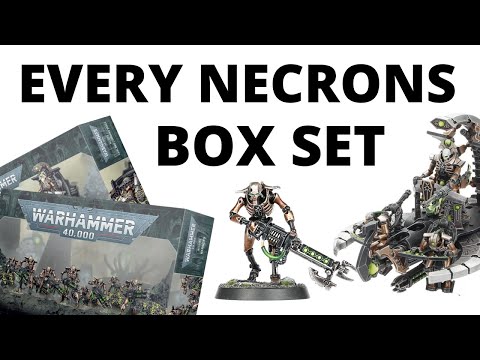 Necrons - Every Box Set from Games Workshop Reviewed - Beginner Guide