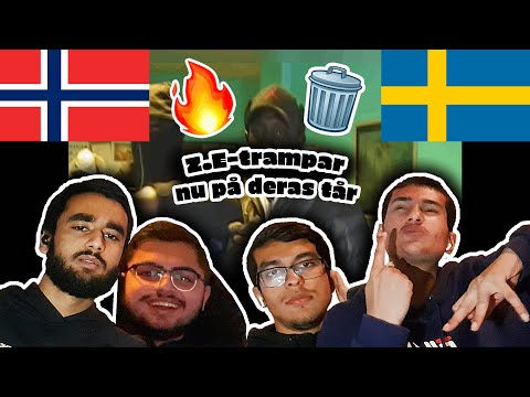 Norwegians React To (Swedish Rap) Reacting Til Z.E - Trampar Nu På Deras Tår (Official Ghetto Video)
