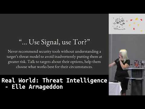 Hack.lu 2018: Real World: Threat Intelligence - Elle Armageddon
