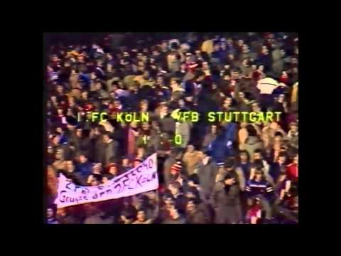 Saison 80/81  10.12.1980 Uefa Pokal FC -  VFB Stuttgart  4  : 1 nach Verlängerung