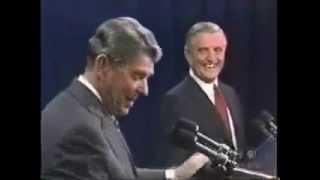 Ronald Reagan Schools Moderator When Questioned About His Age - Funny!