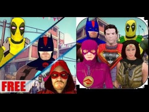 Knockoff Super hero Game: Grand Superheroes Clash: Fighting League By Dare To Play Android Mobile