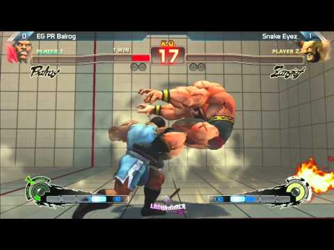 SSF4: EG PR Balrog vs Snake Eyez - Lanhammer 2013