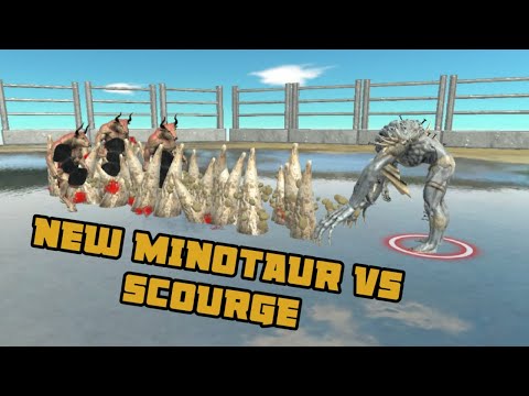 NEW - New Minotaur vs Scourge - Animal Revolt Battle Simulator