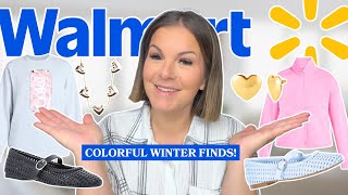 Walmart Winter Fashion Haul | Colorful + Cozy Finds | Midsize/Plus Size Try On