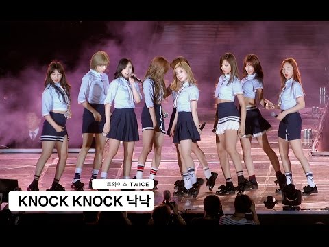 트와이스 TWICE[4K 직캠]KNOCK KNOCK 낙낙@170520 Rock Music
