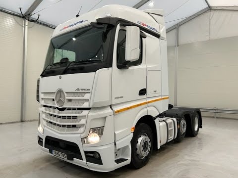 YA66 FNS - Mercedes Actros 2545 6x2 Midlift Tractor Unit | Law Truck Centre UK