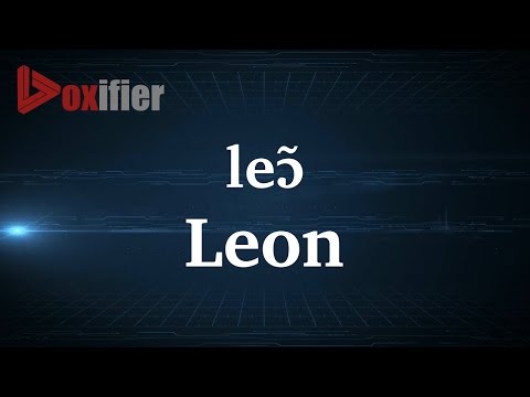 How to Pronunce Leon in French - Voxifier.com