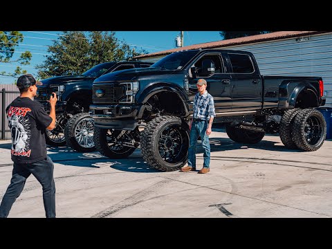 He WON a Truck… and It’s His FIRST Diesel! (Anylevel Lifted SEMA Truck)