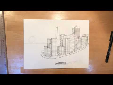 Dessin d'une Ville Façon New York !