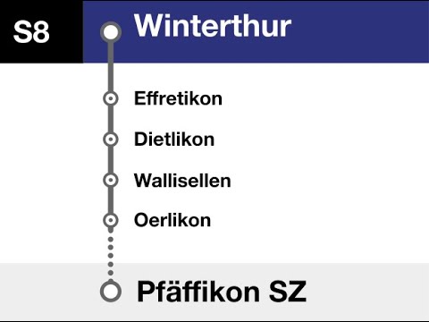 ZVV (SBB) Ansagen » S8 Winterthur — Pfäffikon SZ | RAILVOX | SLBahnen