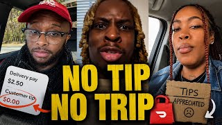 DoorDash Drivers Refuse To Take ￼No-Tip Orders