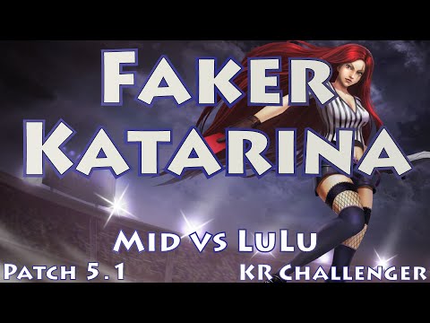 SKT T1 Faker, Katarina vs Lulu Mid, 고전파 더블킬