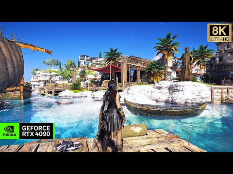 [8K] AC Odyssey RTX 4090 | Raytracing Reshade - Ultimate Realism FX | Extreme Graphics Showcase