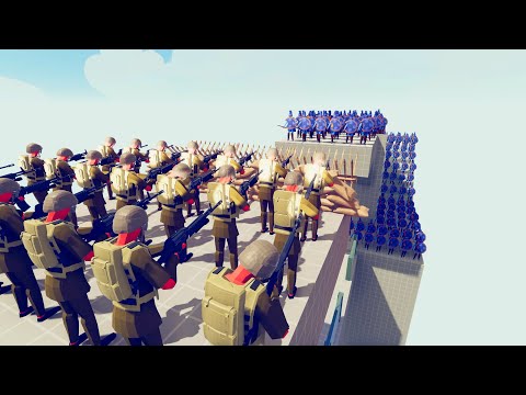 Army vs 100 Units - Totally Accurate Battle Simulator TABS