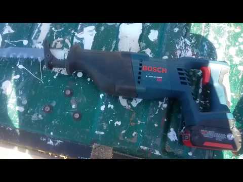 Bosch Cordless CRS180 18v Reciprocating Saw Review