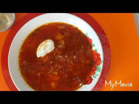 🍜#Борщ с квашеной капустой