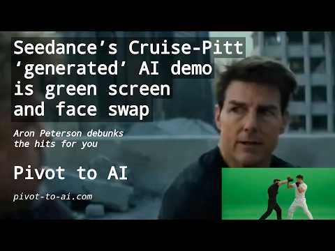Seedance’s AI Cruise-Pitt: green screen, face swap