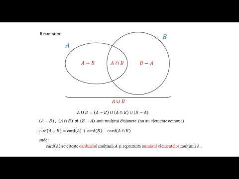Sets – Cardinal – Union, intersection and difference – Online math preparation