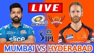 TATA IPL 2022 - MI VS SRH T20 MATCH LIVE  | Mumbai Indians vs Sunrisers Hyderabad