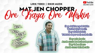 Download lagu Mat Jen Chopper | Ore Kaya Ore Miskin (Dey duit banyok lektu worih lekni worih) mp3 Download lagu Mat Jen Chopper | Ore Kaya Ore Miskin (Dey duit banyok lektu worih lekni worih) mp3