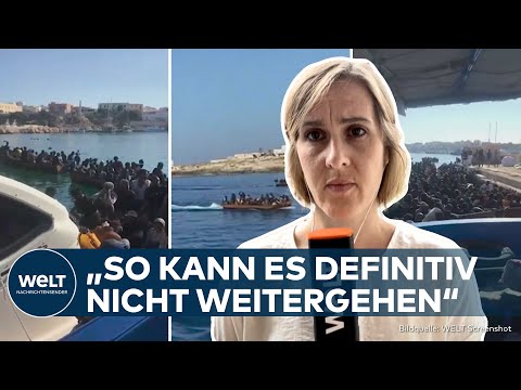 MIGRATION: Hoffnung auf ein besseres Leben - 2500 Geflüchtete erreichen Lampedusa