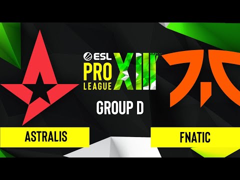 CS:GO - Astralis vs. fnatic  [Train] Map 1 - ESL Pro League Season 13 - Group D