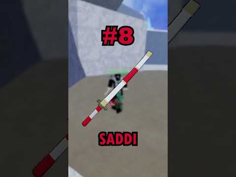 Top 10 Most Underrated Swords in Blox Fruits #bloxfruits