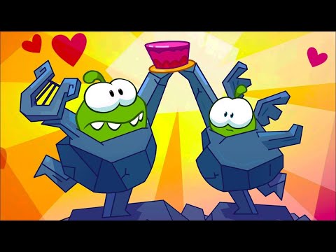 Om Nom Geschichten 🎂 Om Nom Cafe 🍰 Kuchen für zwei  🍩 Lustige Cartoons für Kinder