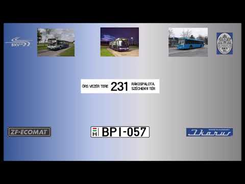 [SOUND] Budapest Bus Sound BPI-057 Ikarus 412 BKV 231-es viszonylat