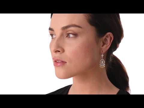 DIAMOND, PLATINUM EARRINGS